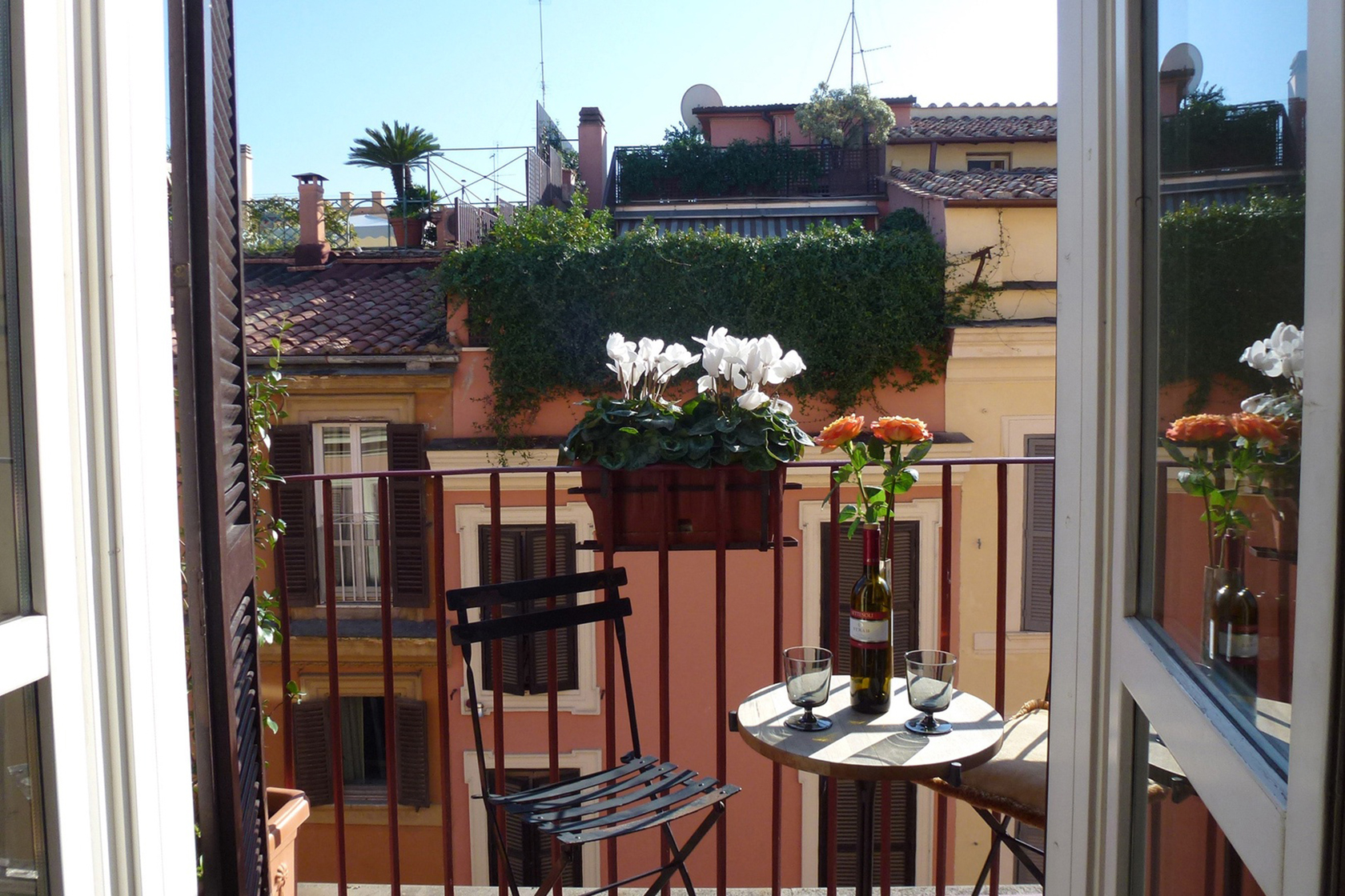 autumn in Italy Rome vacation rental Spanish Steps